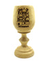 Olive Wood engraved communion cup